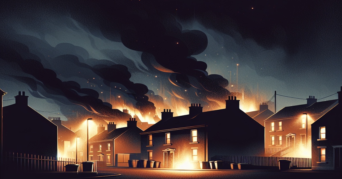 Main image to the post Unrest, Arson, and Attacks Rock Northern Irish Town for Second Night