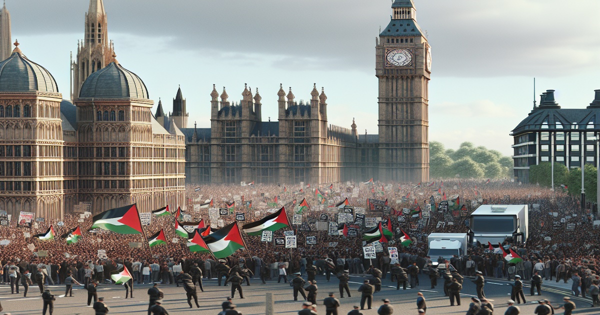 Main image to the post Pro-Palestinian Protester's Big Ben Climb Sparks Demonstrations and Security Concerns