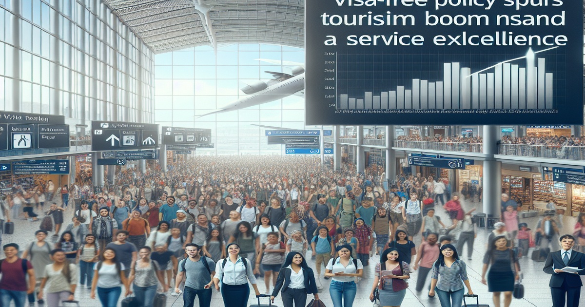 Main image to the post Visa-Free Policy Spurs Tourism Boom and Enhances Service Excellence