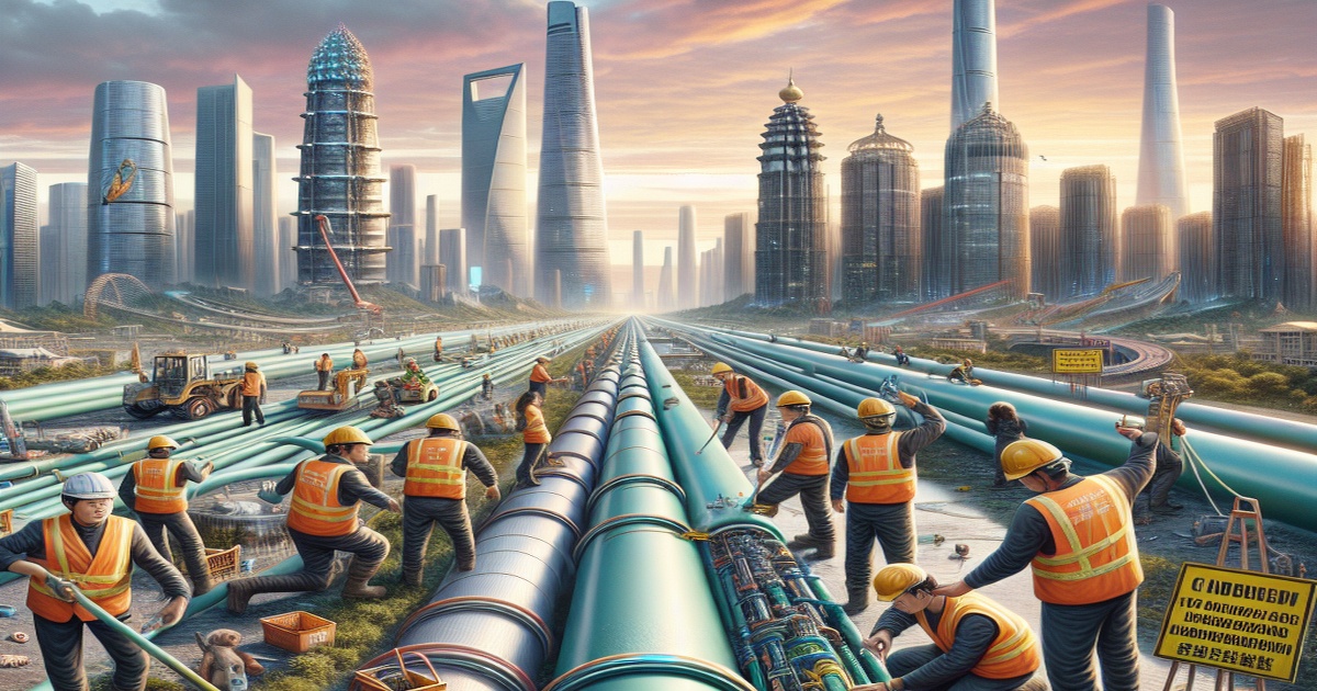 Main image to the post China Advances Hydrogen Pipeline Technology Amidst Safety Concerns