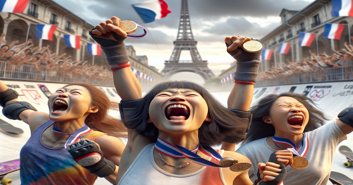 Main image to the post Japan Sweeps Women's Street Skateboarding Medals at Paris Olympics