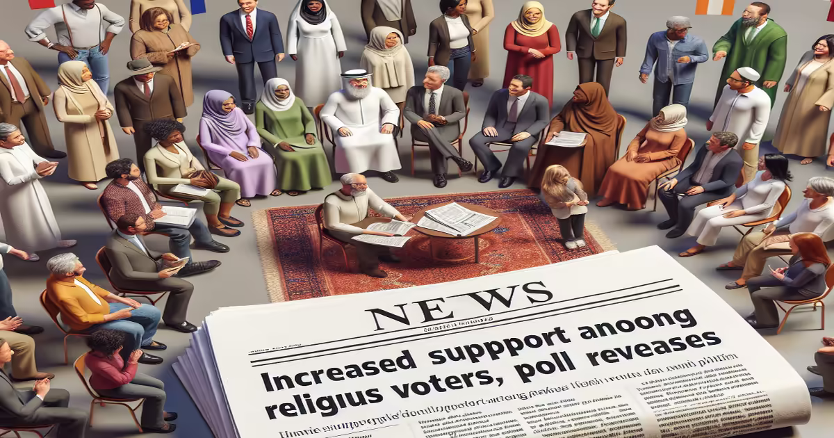 Main image to the post Trump Gains Support Among Religious Voters, Poll Reveals