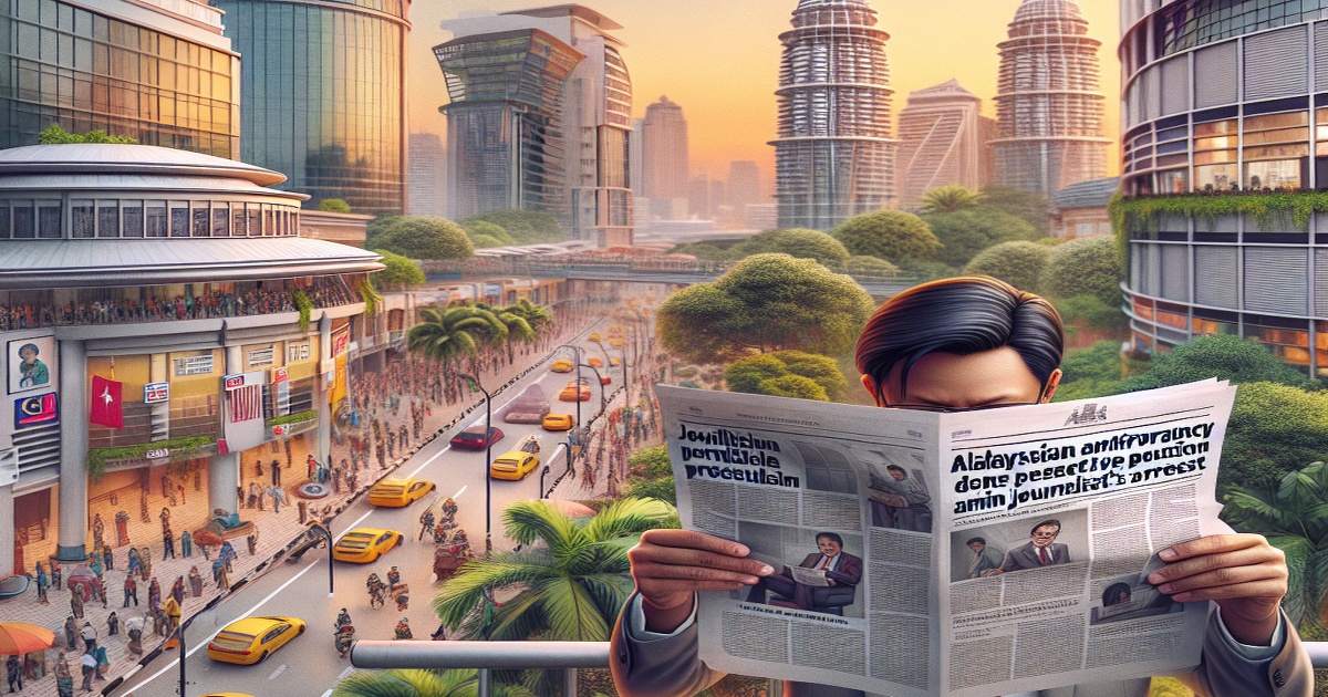 Main image to the post Malaysian Anti-Corruption Agency Denies Selective Prosecution Amid Journalist's Arrest