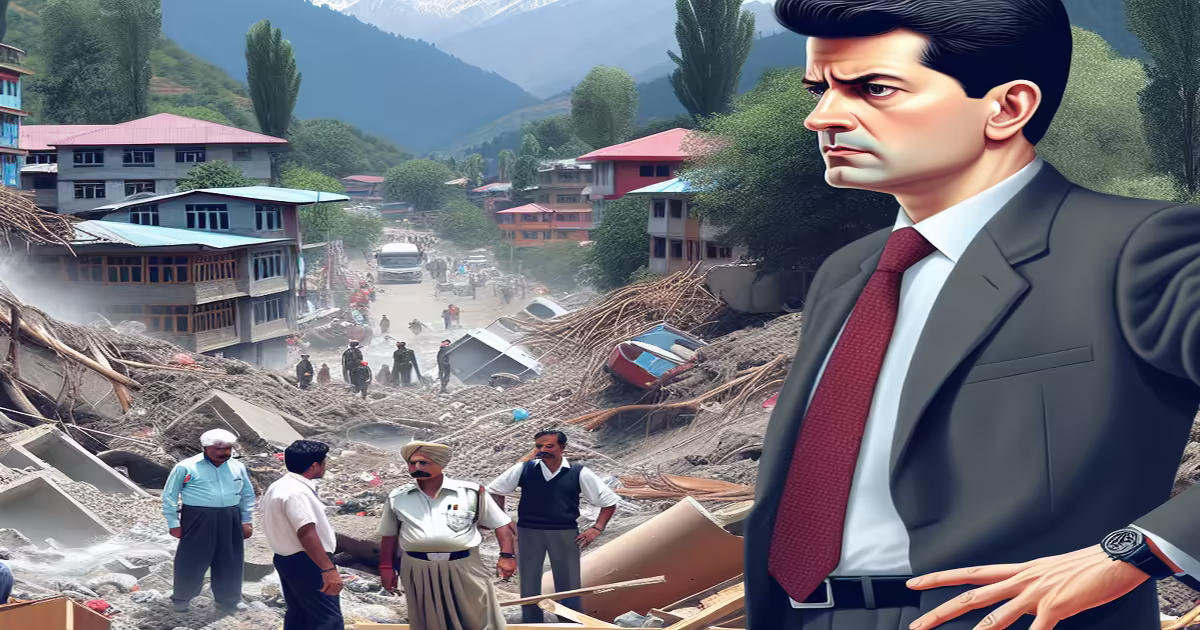 Main image to the post Jammu and Kashmir Chief Minister Omar Abdullah Assesses Landslide Damage in Ramban District