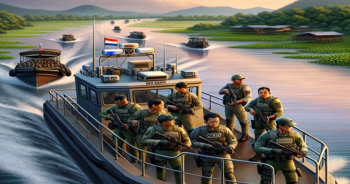 Main image to the post Joint Law Enforcement Patrol Launched on Mekong River to Combat Cross-Border Crime