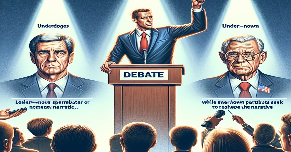 Main image to the post Trump Dominates Debate, While Underdogs Seek to Reshape the Narrative