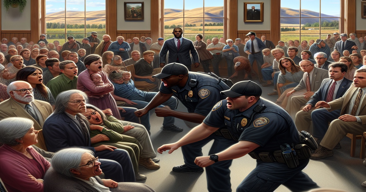 Main image to the post Idaho Town Hall Erupts in Chaos as Security Removes Heckler, Sparking Outrage and Investigation