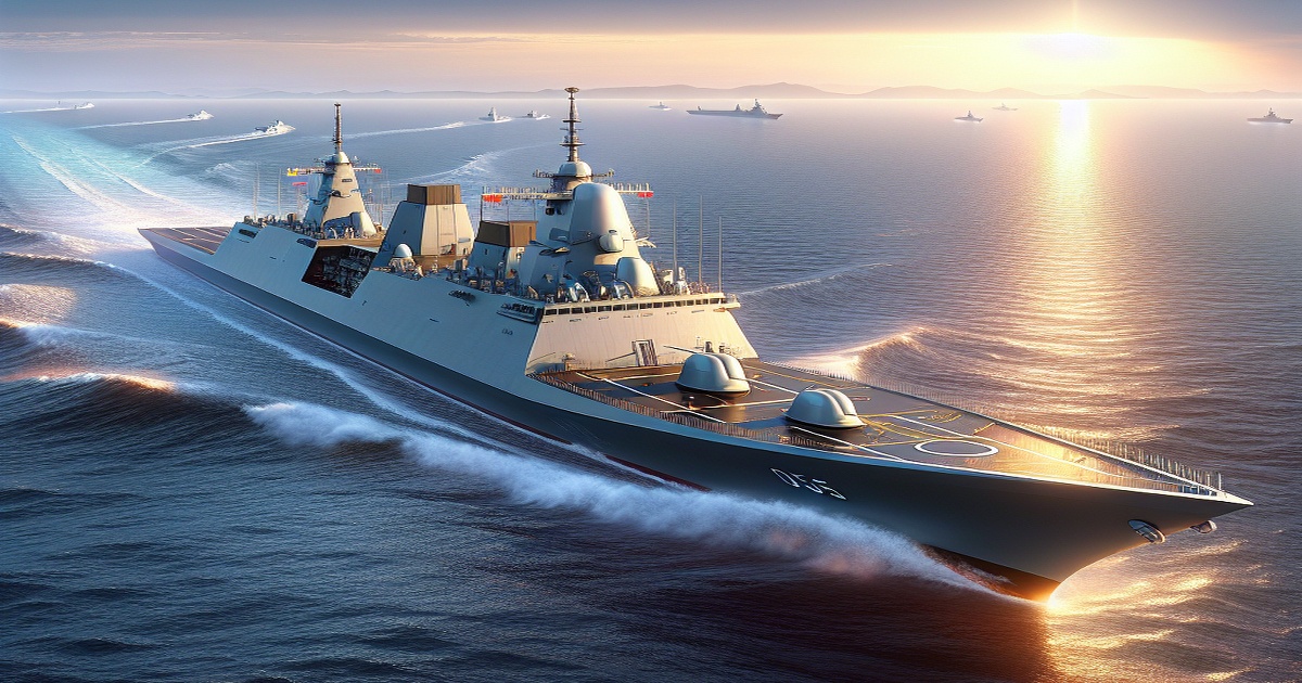 Main image to the post China Commissions First Type 054B Frigate, the Luohe, Boosting Naval Capabilities