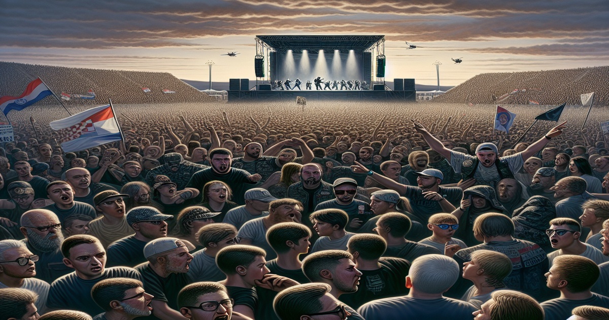 Main image to the post Controversial Concert in Croatia Draws Criticism Over Fascist Symbolism