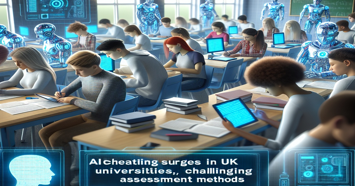 Main image to the post AI Cheating Surges in UK Universities, Challenging Assessment Methods