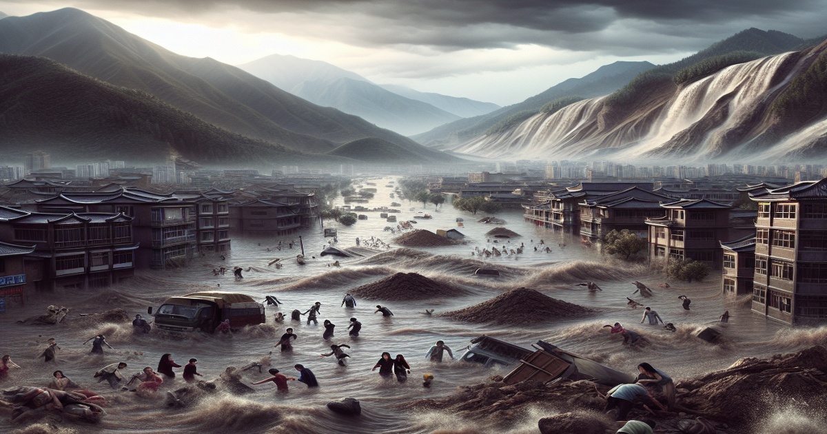Main image to the post Heavy Rains Cause Fatal Flooding and Landslides in Northwestern China