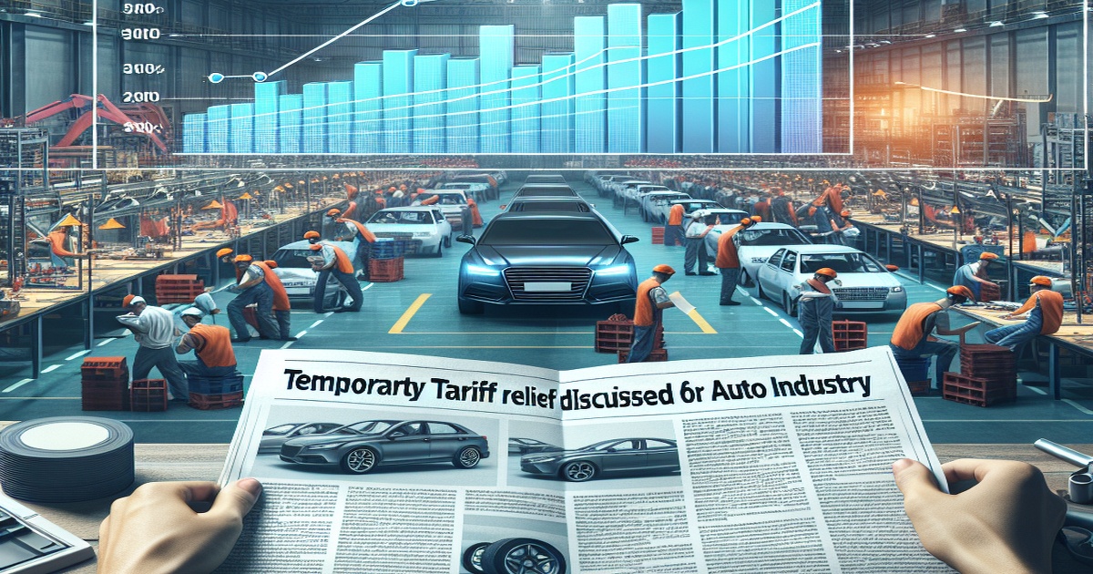 Main image to the post Trump Mulls Temporary Tariff Relief for Auto Industry