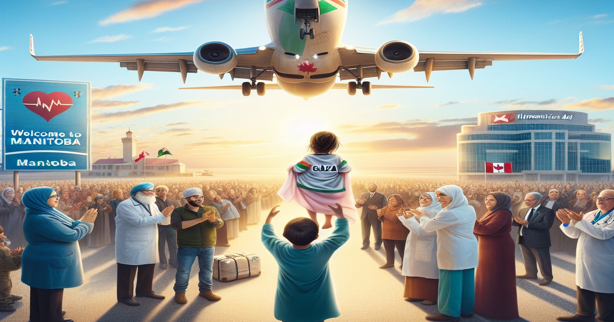 Main image to the post Manitoba Welcomes Child from Gaza for Medical Treatment, Leading the Way in Humanitarian Aid