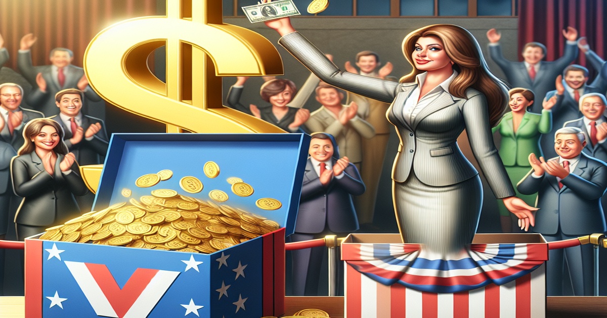 Main image to the post Kamala Harris's Presidential Campaign Raises Over Half a Billion Dollars, Donates to Other Democrats