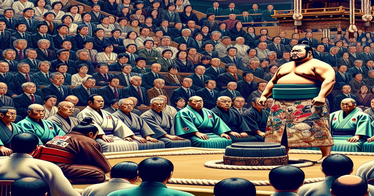 Main image to the post Ichiyamamoto Falls in Nagoya Grand Sumo Tournament, Ties for Lead