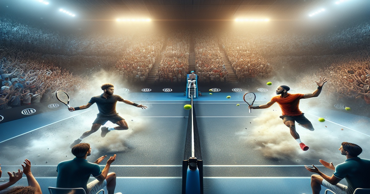 Main image to the post Monfils Triumphs in Five-Set Thriller Against Mpetshi Perricard at Australian Open