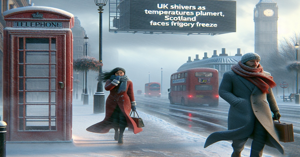 Main image to the post UK Shivers as Temperatures Plummet, Scotland Faces Frigid Freeze
