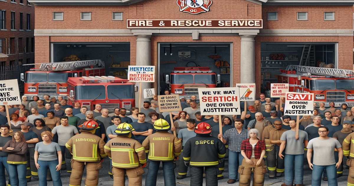 Main image to the post Labour Accused of Imposing Austerity on Fire and Rescue Services, Sparking Union Backlash