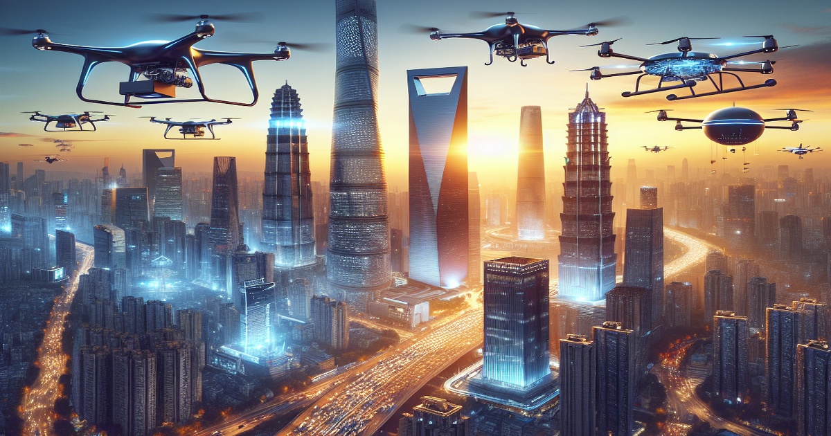 Main image to the post China's Low-Altitude Mobility Sector Showcases Drone Innovations and Growth