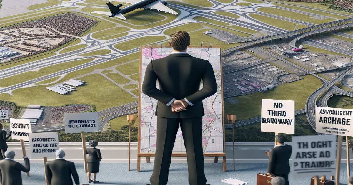 Main image to the post Rachel Reeves Advocates for Heathrow's Third Runway Amidst Controversy
