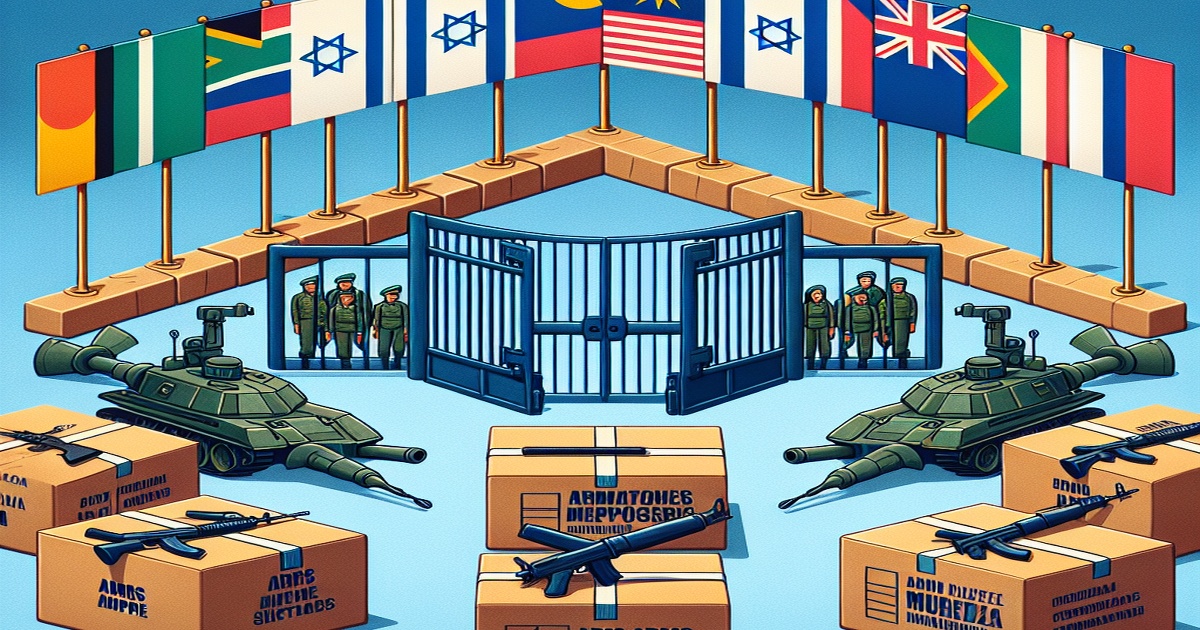 Main image to the post Israel Releases Prisoners, South Africa, Malaysia, and Colombia Block Arms Shipments