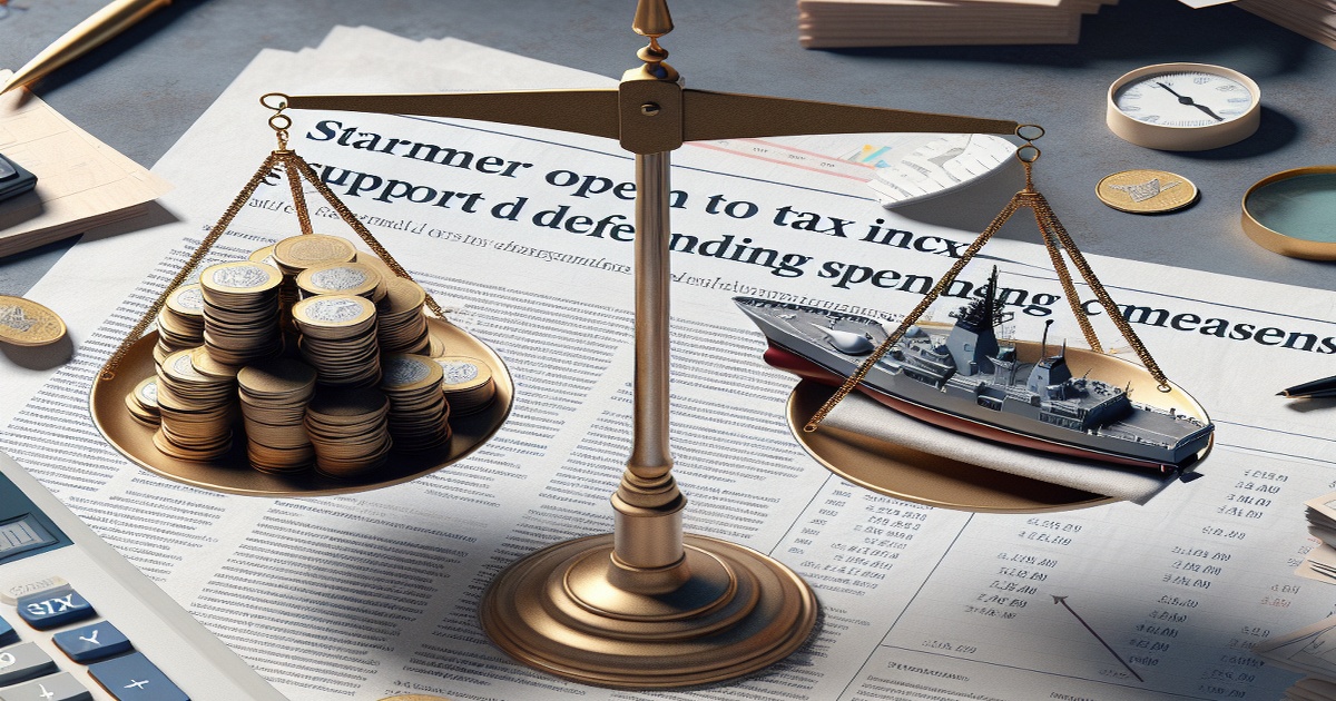 Main image to the post Starmer Open to Tax Increases to Support Defence Spending Commitment