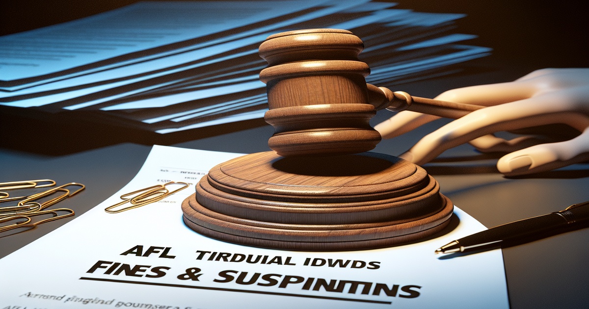 Main image to the post AFL Tribunal Hands Down Fines and Suspensions in Busy Night of Hearings