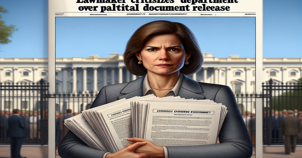 Main image to the post Rep. Luna Criticizes DOJ Over Partial Epstein Document Release