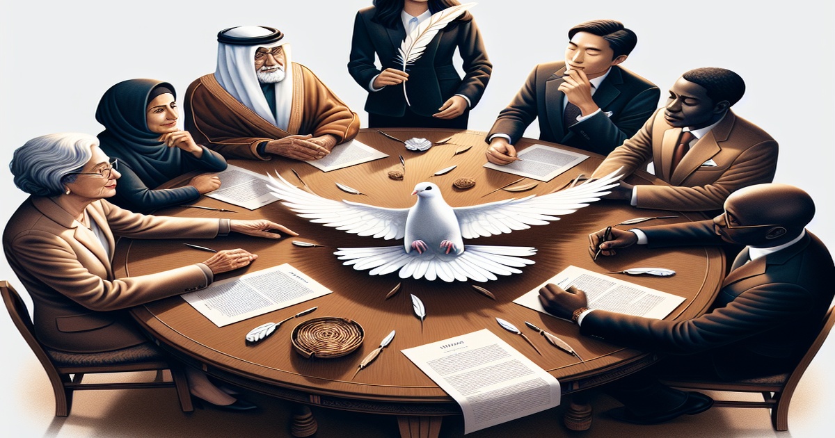Main image to the post Advocating for Peace through Dialogue and Diplomacy