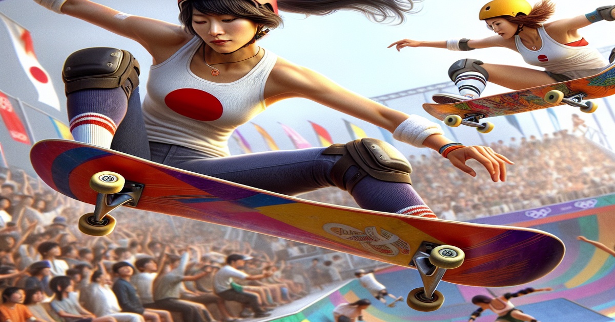 Main image to the post Japanese Duo Dominates Women's Skateboard Street Final at Paris Olympics