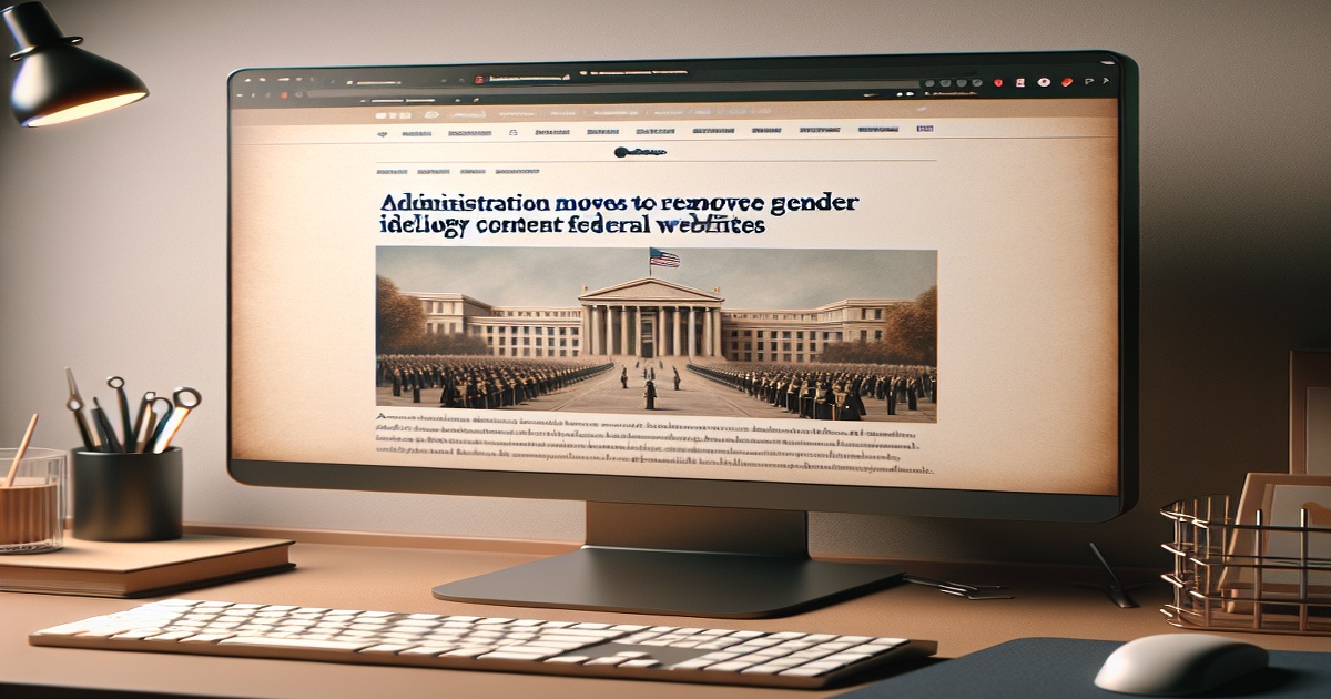 Main image to the post Trump Administration Moves to Remove "Gender Ideology" Content from Federal Websites