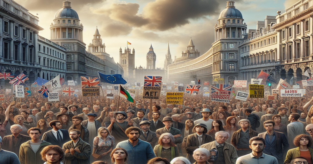 Main image to the post European Protests Unite Against Trump's Policies in the "Hands OFF" Movement