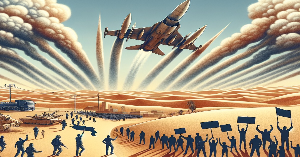 Main image to the post Airstrikes, Protests, and Shifting Political Sands
