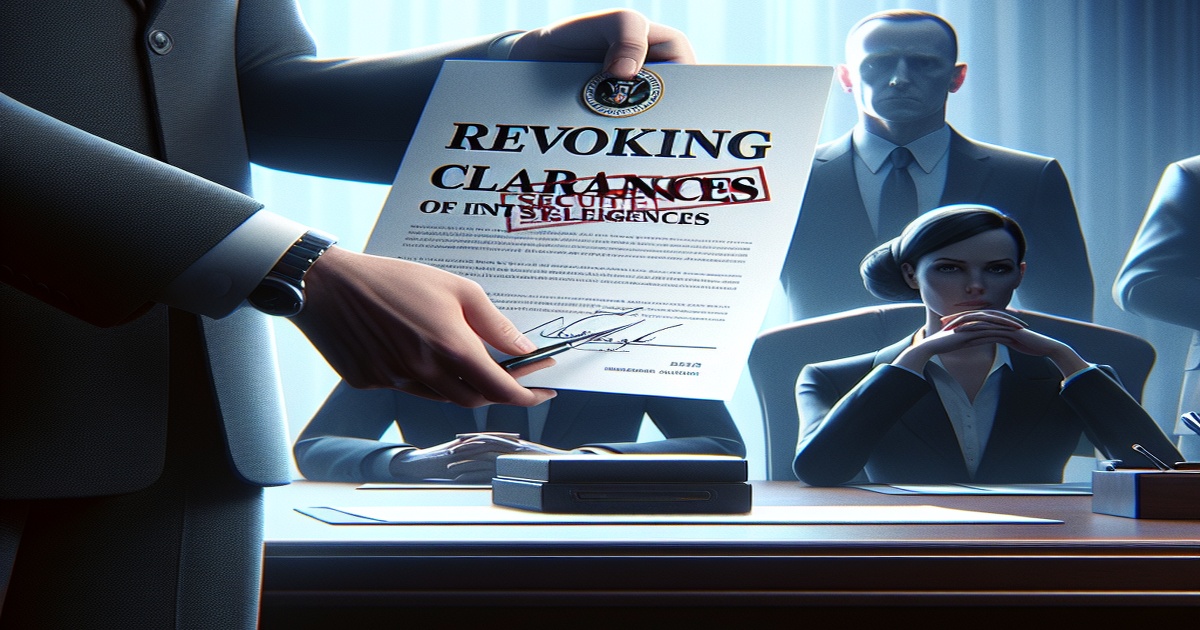 Main image to the post Trump Moves to Revoke Security Clearances of Intelligence Officials and John Bolton