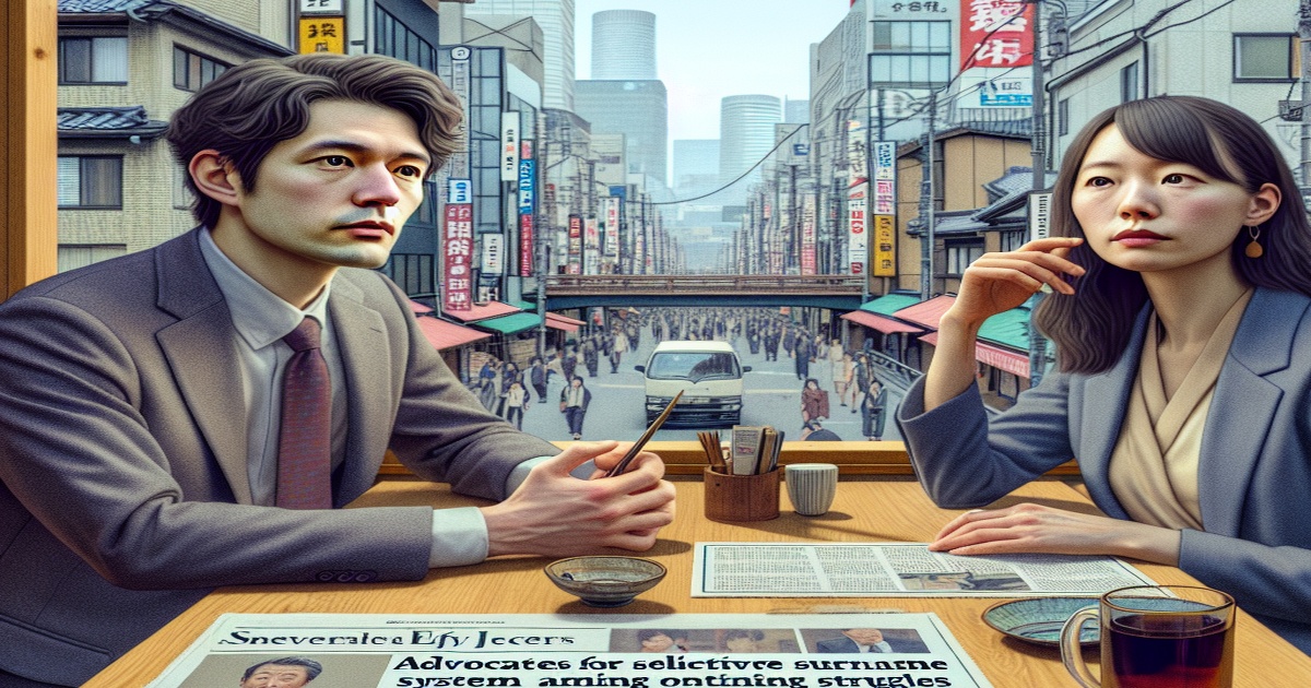 Main image to the post Sapporo Couple Advocates for Selective Surname System Amid Ongoing Struggles