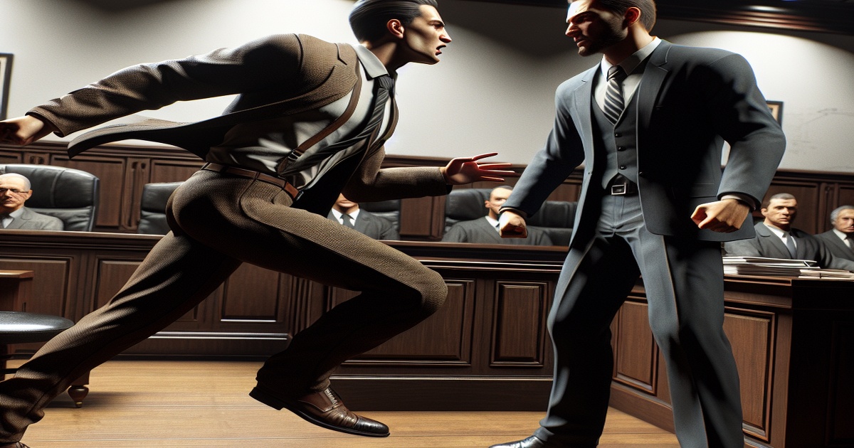 Taylor Schabusiness Lunges at Attorney During Hearing