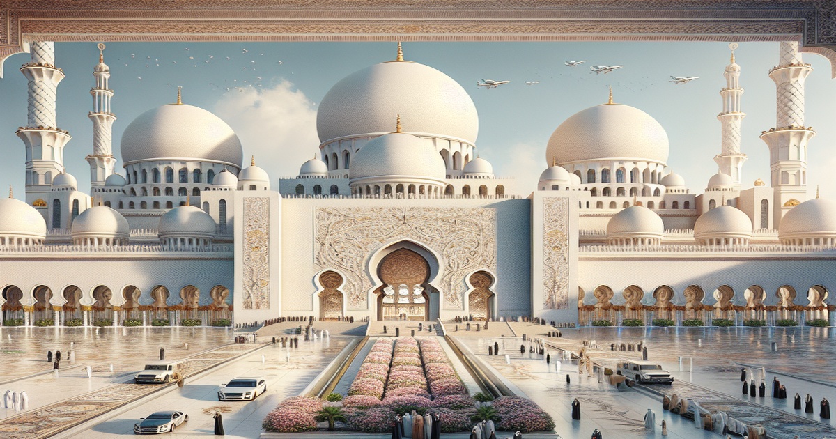 Main image to the post Greek Foreign Minister Explores the Cultural and Architectural Splendor of Sheikh Zayed Grand Mosque