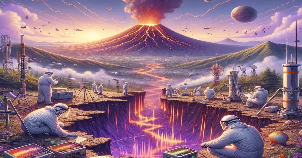 Main image to the post Shallow Earthquakes Prompt Monitoring Amid Volcanic Landscape