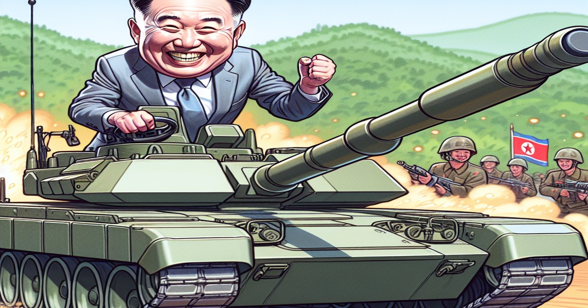 Kim Jong-un Showcases New Tank Amidst Tensions with South Korea and US