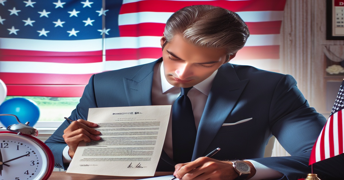 Main image to the post Trump Signs Domestic Policy Bill, Celebrates with Independence Day Timing