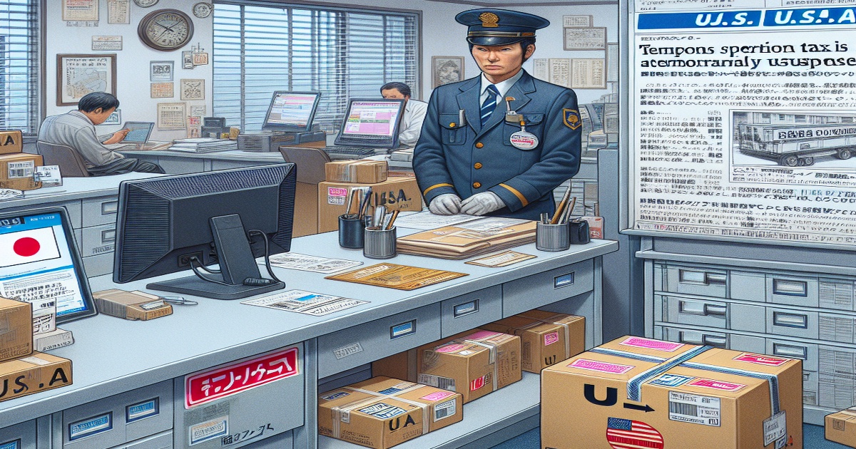 Japan Post Suspends Acceptance of Certain U.S.-Bound Mail Items Amid Tax Changes