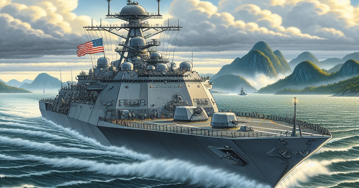 Main image to the post People's Liberation Army Monitors United States Warship in Taiwan Strait