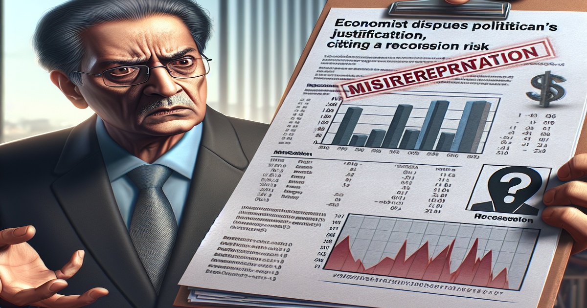 Main image to the post Economist Disputes Trump's Tariff Justification, Citing Misinterpretation and Recession Risk