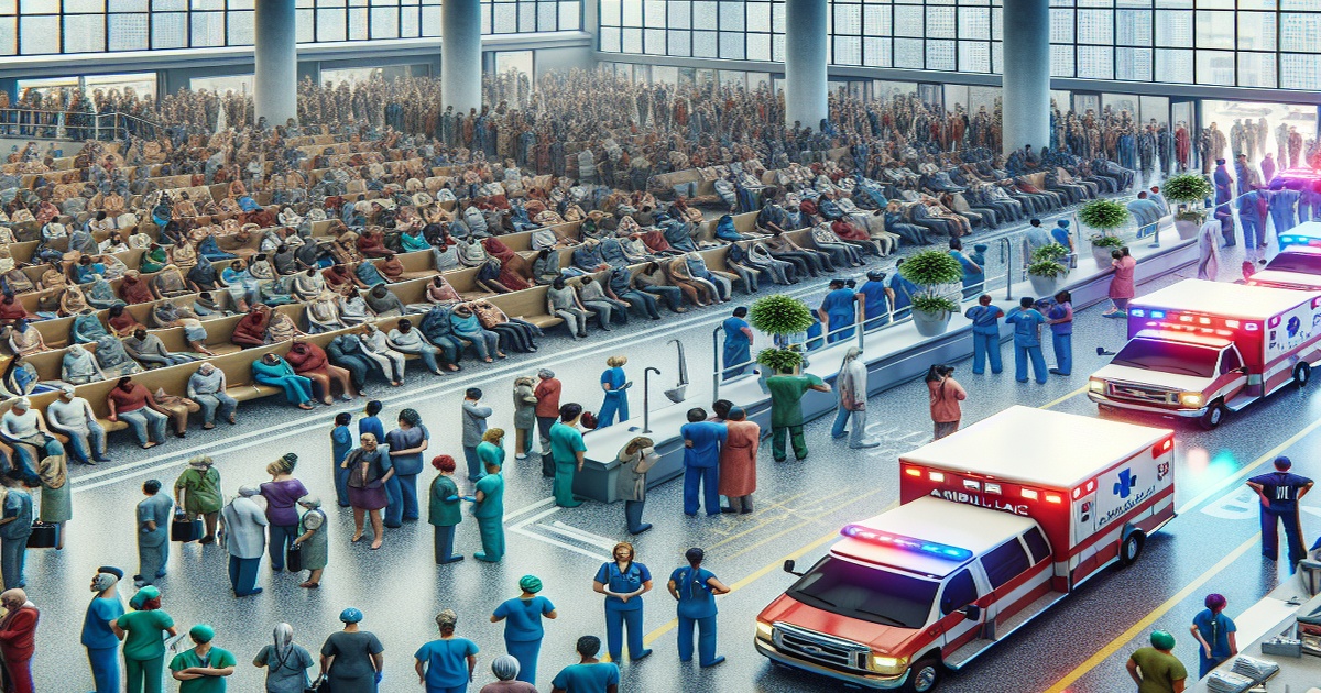 Main image to the post Staff Report Crisis Amidst Long Wait Times and Ambulance Ramping