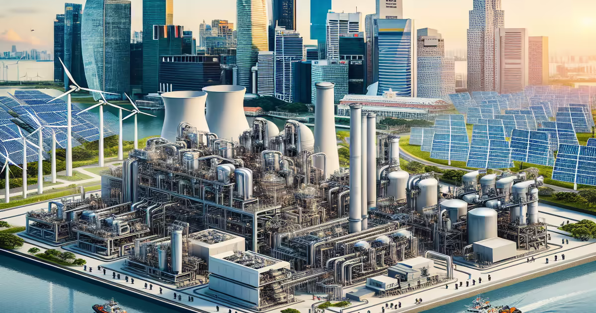 Main image to the post Singapore Embraces Hydrogen with New Power Plant Project