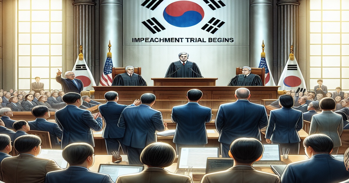 Impeachment Trial of President Yoon Suk-yeol Begins in South Korea