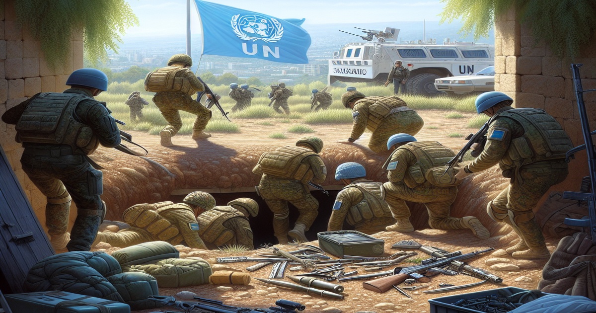 Main image to the post Israeli Soldiers Uncover Weapons Depots in Southern Lebanon Near UN Base