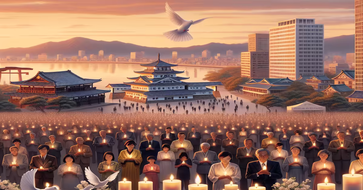 Main image to the post Nagasaki Marks 80th Anniversary with Calls for Ceasefire and Remembrance