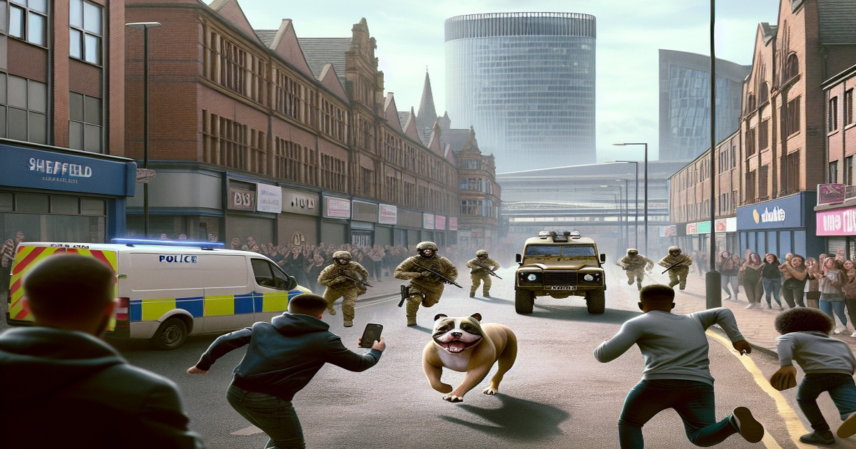 Main image to the post XL Bully Escapes After Armed Police Incident in Sheffield