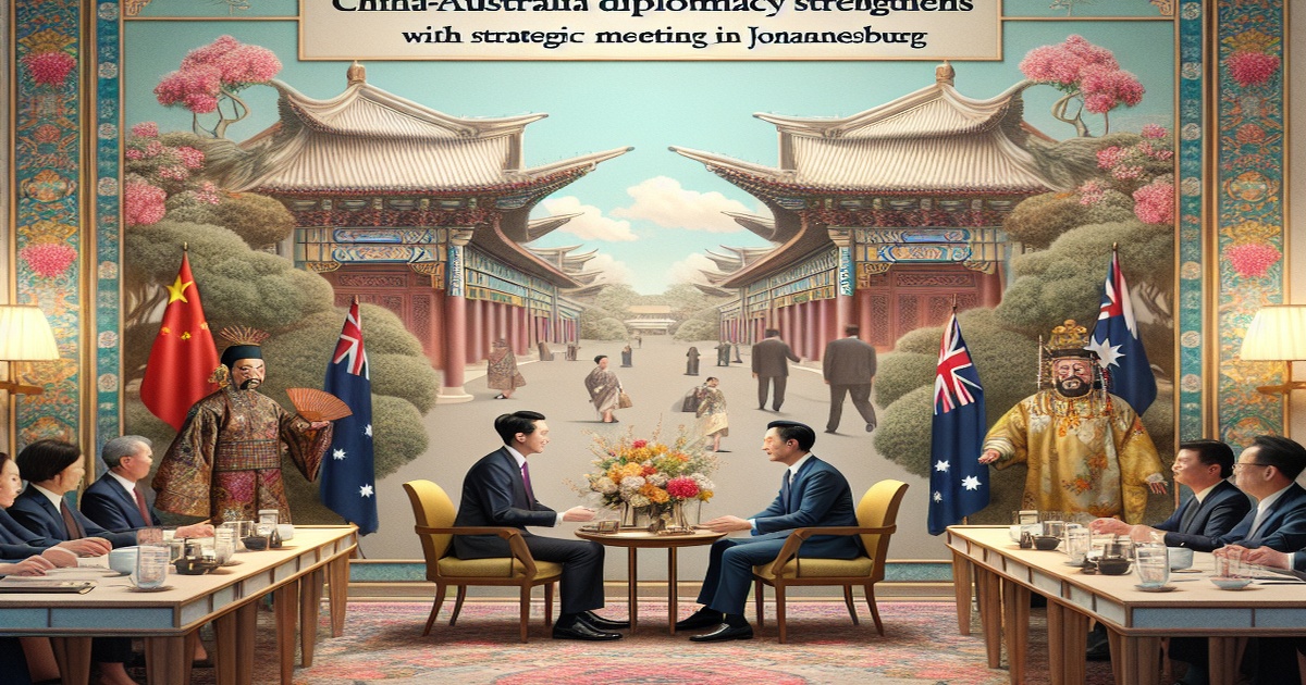 Main image to the post China-Australia Diplomacy Strengthens with Strategic Meeting in Johannesburg